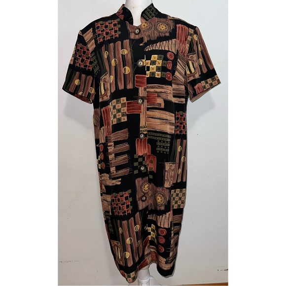 Vintage Dresses & Skirts - Vintage Button Down Shirt Dress